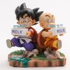 15cm Dragon Ball Goku and Krillin Milk Figure Model Statue Toy 1 - Dragon Ball Z Toys