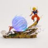 20cm Dragon Ball ZMajin Buu vs Son Goku Battle Ver Excellent Figure Anime Model Statue Toy 5 - Dragon Ball Z Toys