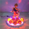 Anime Figures Lampara Dragon Ball Z Son Goku Action Figures Super Saiyan Toys Crystal Balls Remote - Dragon Ball Z Toys