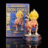 Dragon Ball Son Goku Bodybuilding muscle Lifting dumbbells Ver PVC Action Figure Model Toy 17cm - Dragon Ball Z Toys