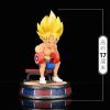 Dragon Ball Son Goku Bodybuilding muscle Lifting dumbbells Ver PVC Action Figure Model Toy 17cm 3 - Dragon Ball Z Toys