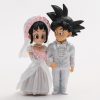Dragon Ball Wedding Son Goku Chichi Small Size 9cm Decoration Collection Figure Toy Model Figurine 1 - Dragon Ball Z Toys