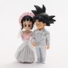 Dragon Ball Wedding Son Goku Chichi Small Size 9cm Decoration Collection Figure Toy Model Figurine 2 - Dragon Ball Z Toys