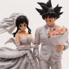 Dragon Ball Z Wedding Goku Chichi Anime Figure Excellent Model Toy Gift Collectibles Statue Decorations 5 - Dragon Ball Z Toys