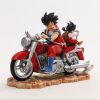 DragonBall Z Goku Gohan Riding Motorcycle Collectible Figure Model Doll Decoration Toy 1 - Dragon Ball Z Toys