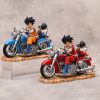 DragonBall Z Goku Gohan Riding Motorcycle Collectible Figure Model Doll Decoration Toy - Dragon Ball Z Toys