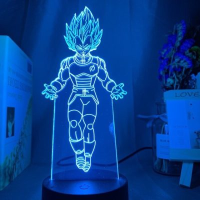 Anime Vegeta 3D Led Night Dragon Ball Z Led Lamp