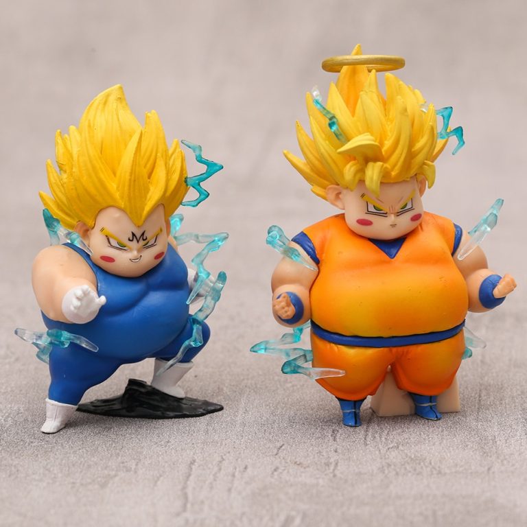 Dragon Ball Z Fatso Series Vegeta Son Goku Figure - Dragon Ball Z Toys